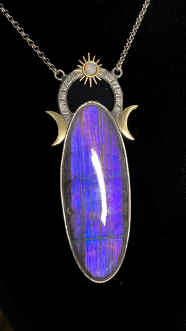 Fiona | Labradorite necklace